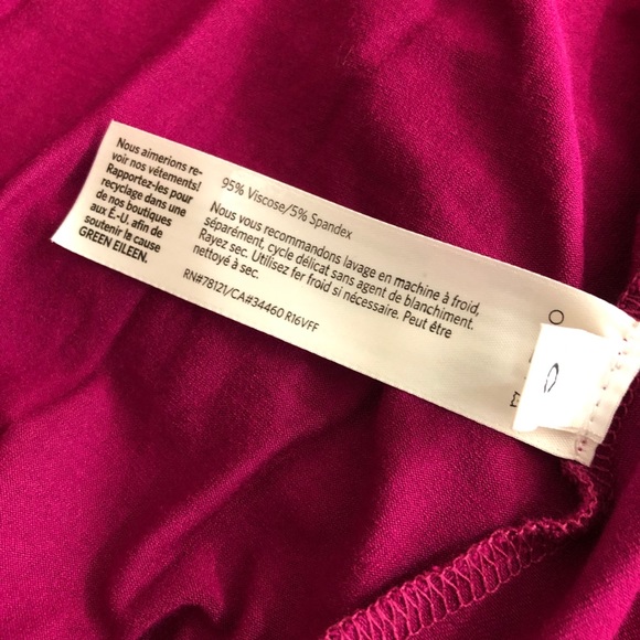 Eileen Fisher PS Purple Long Sleeve Petite Blouse - Picture 5 of 5